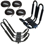 2 Pairs Canoe Boat Kayak Roof Rack Suv Truck Top Mount Carrier J Cross Bar. Fixed Price $54.13.