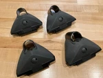 Yakima Control Towers Set Four (4) - Footpack For Round Bar Roof Rack System. Fixed Price $105.00.