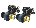 Buyers Products 1 2 Inch Ratchet Tie Downs Set For Round Tube Ladder Racks. Fixed Price $96.49.