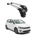 Roof Rack Cross Bars Rail Set For Vw Golf MK7 2015-2021 Gray Pcs. Fixed Price $219.99.