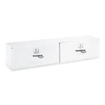 Diamond Tread Polished Aluminum Top Mount Truck Tool Box 72X17X13.25IN 2DR. Fixed Price $855.95.