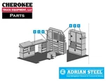 Adrian Steel 5274TL, Locksmith Package For Transit 130"/148" Wb Low Roof. Fixed Price $5294.95.