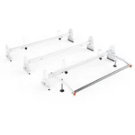 Aa-racks Universal Van Ladder Roof Adjustable Steel With Rear Cargo Roller. Fixed Price $229.00.
