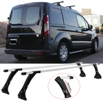 Ford Transit Connect 2014-2025 Van Roof Rack Cross Bars Cargo W/rain Gutter. Fixed Price $169.07.