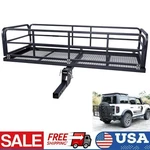 750LBS Folding Hitch-mounted Cargo Basket Carrier For Suv Rv Truck Trailer Black. Fixed Price $163.59.