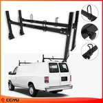 Universal Black Van 2 Ladder Roof Rack Ford Econoline Crossbars Steel. Fixed Price $157.09.