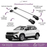 Piece Lockable Roof Rack Cross Bars For Volkswagen Taos 2022-2026 Silver. Fixed Price $134.90.