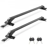 Rack Cross Bars, Universal Fit For Naked Roofs Without Raised Rails/flush. Fixed Price $94.62.