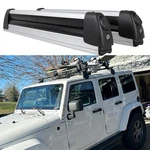 For Jeep Wrangler Sahara 31.5" Ski Snowboard Roof Rack Cross Bar Carrier W/lock. Fixed Price $119.01.