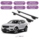Erkul Roof Rack Cross Bars For Volvo XC40 2019-2026 With Flush Rails Black. Fixed Price $179.90.