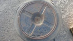 Vintage Original Steel Metal Spare Tire Cover-retainer 20" Dia. Fixed Price $134.99.