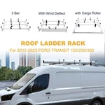 Cargo Van Roof Ladder Rack W/rear Roller Ford Transit 150 250 350 L/m/h. Fixed Price $179.99.