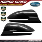 Pair Mirror Cover Cap Set Smooth Black For Hyundai Tucson Santa Cruz 2022-2024. Fixed Price $42.29.