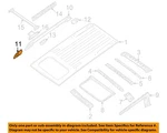 Nissan Oem 05-12 Pathfinder Roof Exterior Trim-side Rail End Cap 73830ZL20B. Fixed Price $44.62.