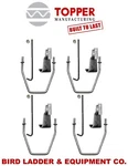 Topper Galvanized (4) 7" J-bolts Gutter Clips 5" Bracket. Fixed Price $190.00.