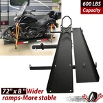 600 Lbs Motorcycle Carrier Heavy Duty Dirt Bike Rack Hitch Mount Hauler W/ Ramp. Fixed Price $206.50.