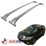 New Fits For 2013-2018 Nissan Pathfinder Roof Rack Cross Bar Set Chrome 2PCS. Fixed Price $62.86.