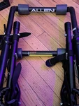 Allen Sport Deluxe Bike Trunk Rack Model 102DN Foldable Carrier For Cars Suvs. Fixed Price $30.00.