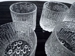 Mcm 1060 Set Of Littala Finland Ultima Thule Footed Shot/cordial Glass. Fixed Price $90.00.