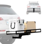 Tooenjoy 59'' Foldable Hitch Mount Cargo Carrier Luggage Basket Fits 2" Receiver. Fixed Price $89.09.