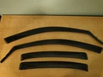 Weathertech Custom Fit Front Side Window Deflectors For Bmw 3-SERIES, Dark Smoke. Fixed Price $75.00.