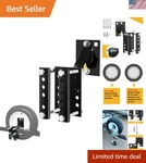 Maxxhaul 70214 Black Powder Coated Spare Tire Carrier For 10" & 12" Trailers. Fixed Price $35.19.