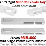 For Mgb Mgc TR6 GT6 Spitfire Midget Headrest Seat Belt Guide Tidy - Aluminium. Fixed Price $30.99.