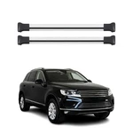 For Volkswagen Touareg 2011-2018 Omac 7533928 Gray Raised Roof Rails Cross Bars. Fixed Price $89.99.