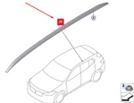 Bmw X2 F39 Roof Rails Right 51137424712. Fixed Price $530.30.
