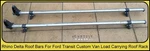 Rhino Delta Roof Bars Ford Transit Custom Van Load Carrying Rack. Fixed Price $113.48.