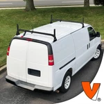 H1 2-BAR Aluminum Rack System Gmc Savana 1996-CURRENT All Trims Black. Fixed Price $445.55.