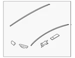 Genuine Hyundai 2012-2017 Accent Roof Molding 87231-1R000. Fixed Price $73.07.