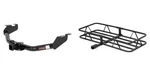 Trailer Hitch Receiver W/ Cargo Carrier Basket Fixed 500 Lbs Curt Class #13322. Fixed Price $393.99.