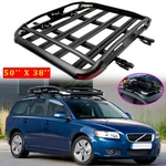 For Volvo V50 Wagon 04-12 Roof Rack Cargo Luggage Basket+cross Bars W/ Led Light. Fixed Price $229.08.