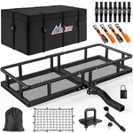 Nilight 60X20X7.87INCH Hitch Cargo Carrier Fits 2-INCH Receiver With Lock. Fixed Price $199.99.