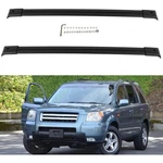 2X Top Black Cross Bars For Honda Pilot 2003-2008 Carrier Roof Aluminum Rack. Fixed Price $66.73.
