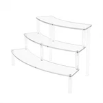 Display Shelf Riser Stand Rack Organizer Support Acrylic Showcase Toy Cupcake. Fixed Price $8.99.
