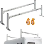 Universal Ladder Rack 800LB Aluminum Adjustable For 5.7-8.1 Ft Trailers. Fixed Price $95.99.