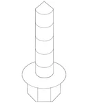 Genuine Volkswagen Arm Support Mount Bolt N-107-848-01. Fixed Price $18.62.