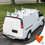 H1 3-BAR Steel Rack System Chevy Express 1996-CURRENT (all Trim) White. Fixed Price $559.55.