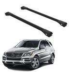 Roof Rack Rails Cross Bars Top Luggage Carrier Mercedes Ml W164 2006-2011 Black. Fixed Price $129.00.