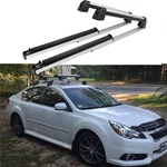 For Subaru Legacy Aluminum Ski Snowboard Top Roof Rack Carrier Cross W/lock. Fixed Price $116.25.