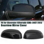 2X Gloss Black For 2007-2013 Chevy Silverado Gmc Yukon Sierra Mirror Covers Caps. Fixed Price $24.95.