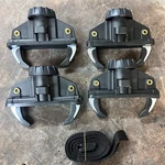 4 Aftermarket Quick Clamps + 2 Cargo Straps Fits Thule Pulse & Other Boxes. Fixed Price $74.99.