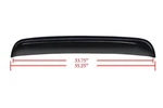 Black Horse Sunroof Deflector Dark Smoke Fits Universal. Fixed Price $58.08.