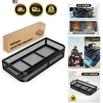 Atv Front Cargo Basket, 17" X 36" 6.3" Racks And Baskets With Steel M.... Fixed Price $179.47.