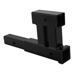 Black Dual 2" Trailer Receiver Hitch Rise-drop Adapter Extension Tow 4000LB. Fixed Price $30.80.