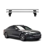 Top Roof Racks Cross Bars Fits Volvo S90 2017-2024 2PCS Gray Aluminium. Fixed Price $249.99.