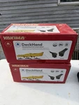 Yakima Deckhand Roof Mounted Boat Rack For Vehicles 2 Pair Used Good Shape. Fixed Price $127.39.