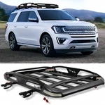 Roof Racks Cargo Basket Cross Bars W/ Led Lights 2021-2024 Ford Expedition. Fixed Price $229.06.